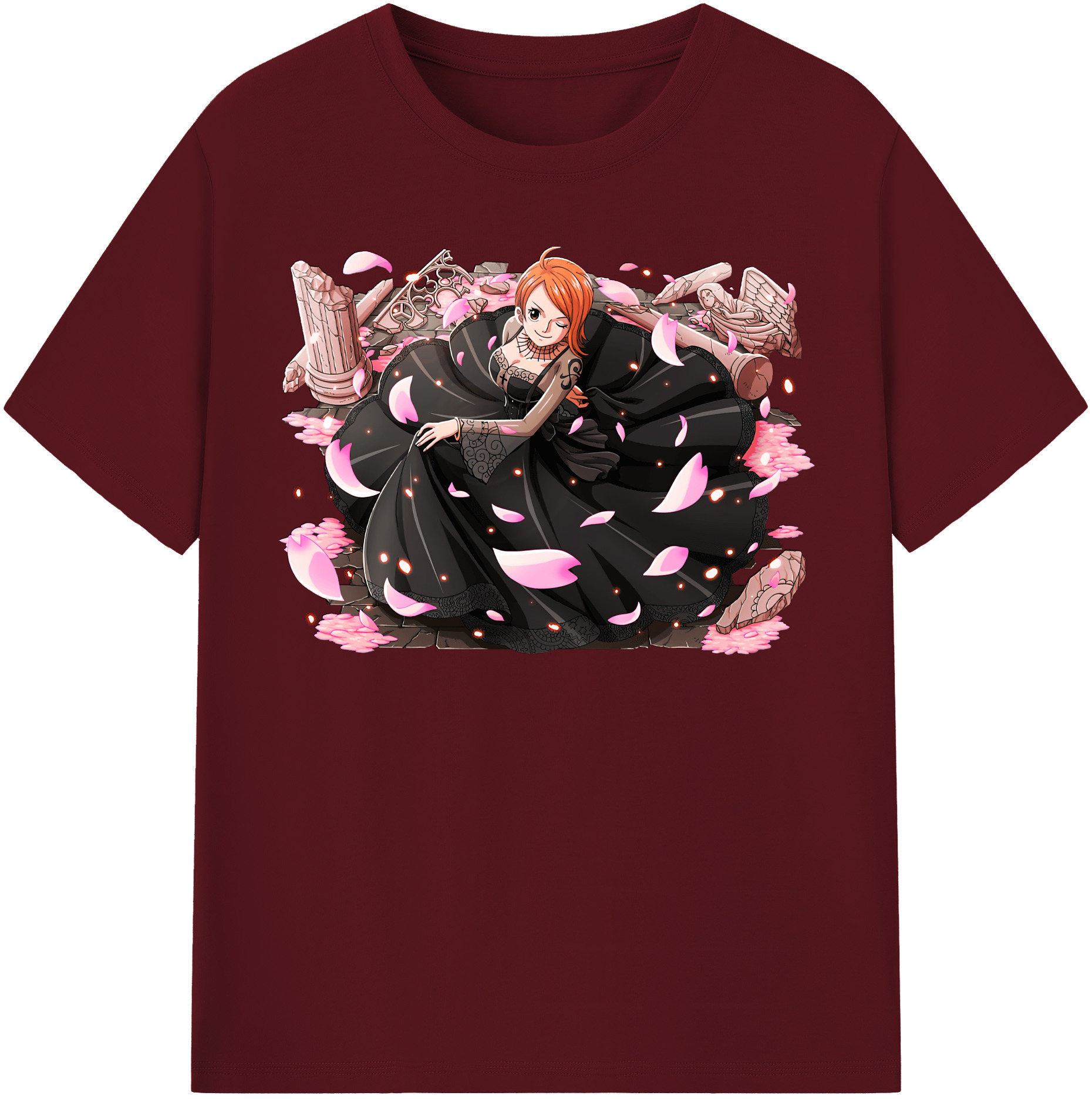 ワンピース ナミ ONE PIECE Nami 綿100％半袖Tシャツ（フロントプリント）